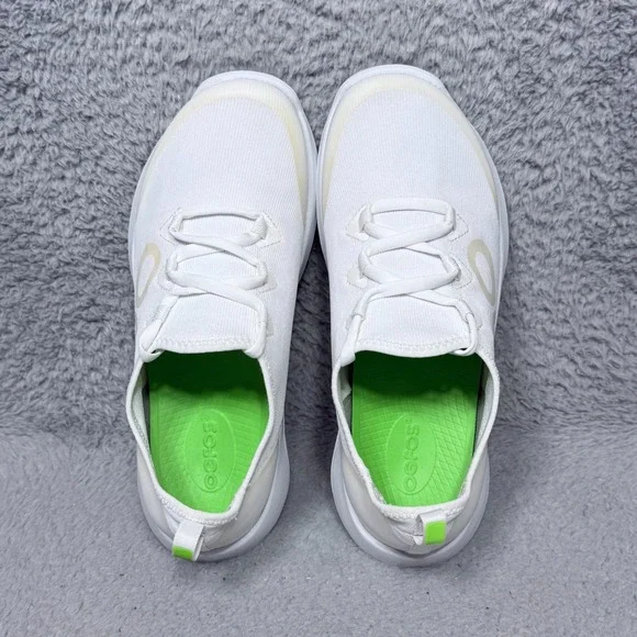Oofos OOmg Sport LS Low Womens 9 Sneakers Shoes White Recovery Comfort - Picture 5 of 9